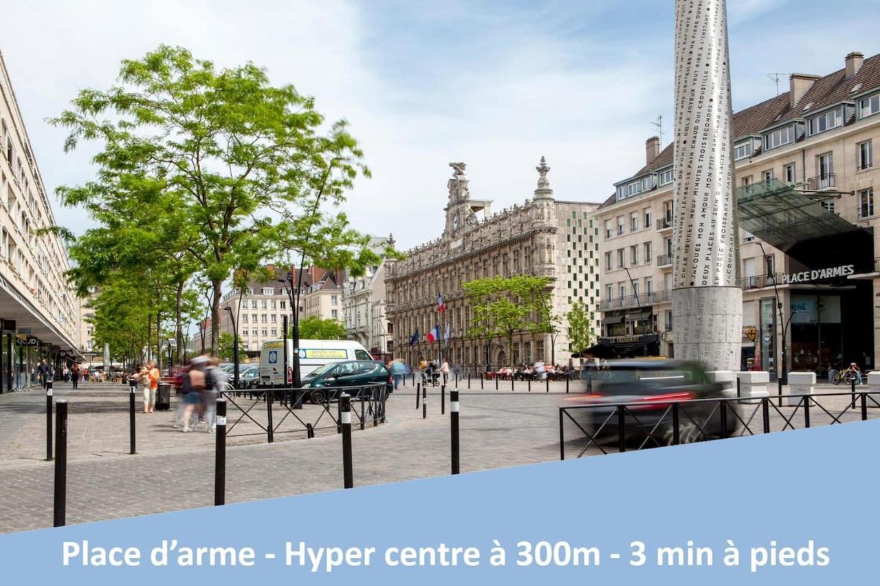 Design Appart - Hyper Centre - Tram - Free Wifi - Lerelaisdodile21 Valenciennes Dış mekan fotoğraf